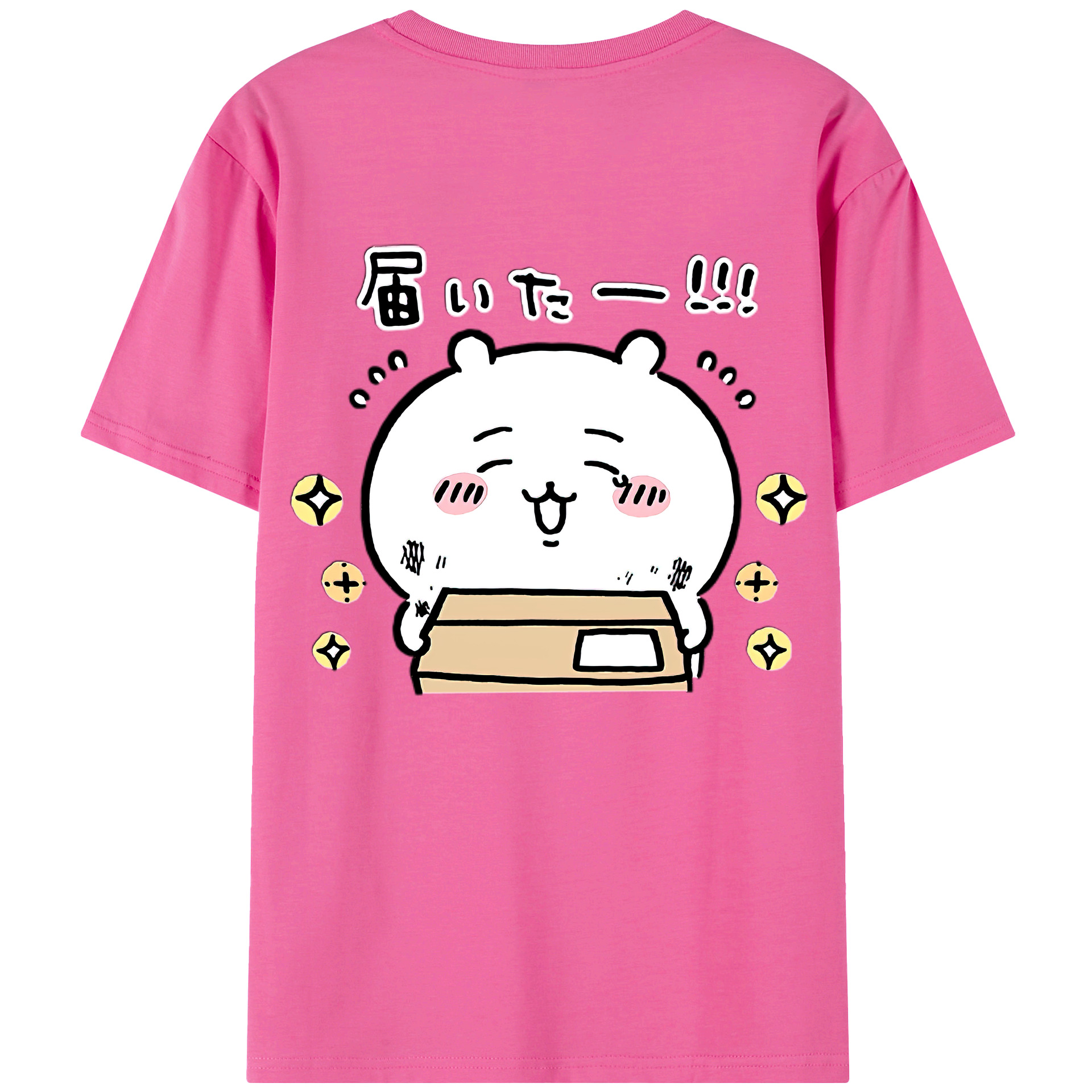 （画像用） ちいかわ ちいかわ Chii-kawa chiikawa レディース半袖Tシャツ(バックプリント)